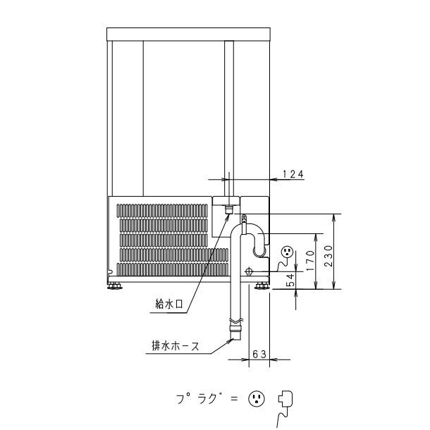 製氷機 パナソニック SIM-AS3500（旧：SIM-S3500B） アンダー