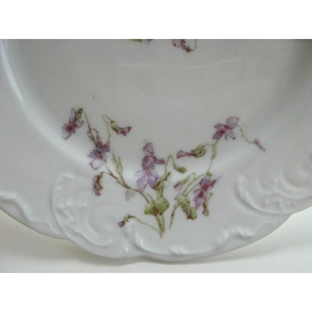 アビランド プレート スミレ C フランス アンティーク リモージュ