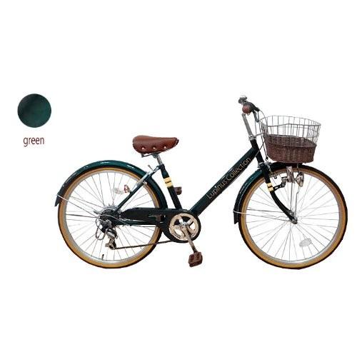 自転車 24インチ Vフレーム シティサイクル ママチャリ Lupinus