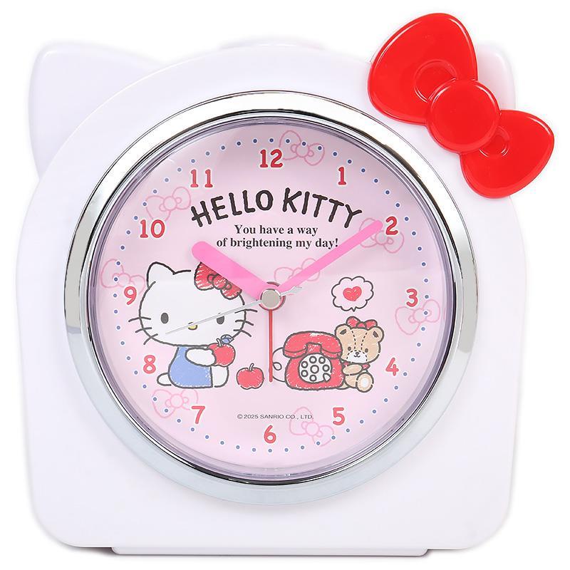 ハローキティ 目覚まし時計 おしゃべり 卓上 置き時計 大人 レディース