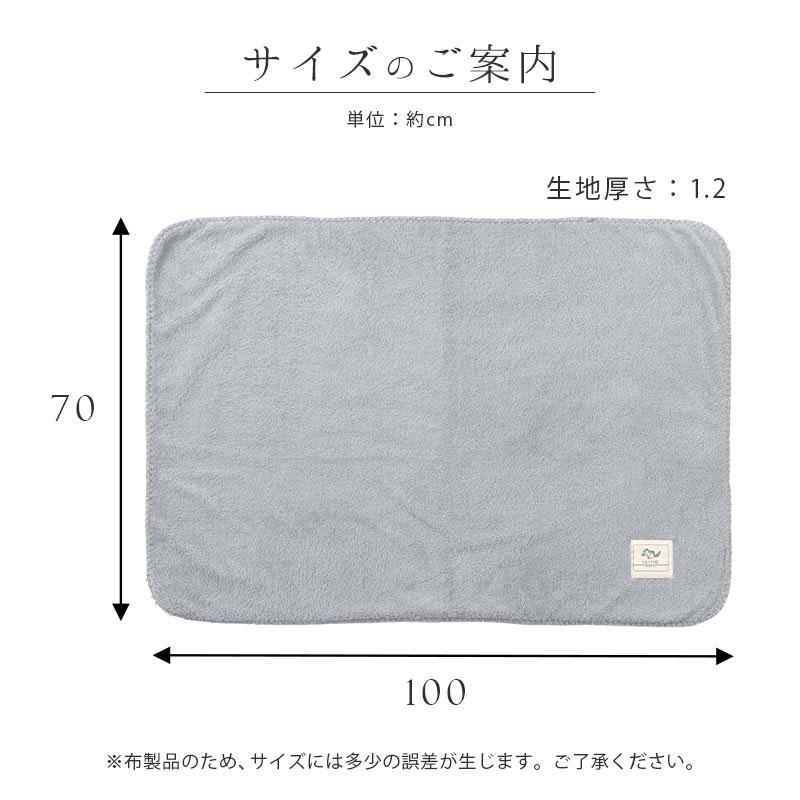 FRUTO（フルート） ひざ掛け ブランケット ハーフケット 大判 70×100cm