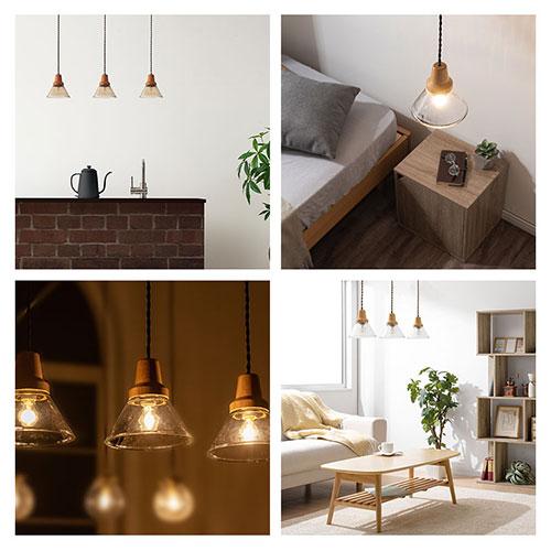 ぼん家具 UCOLO ユコロ E17口金 ペンダント ライト おしゃれ 1灯 日本