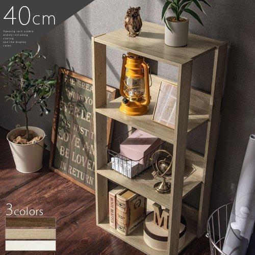 ぼん家具 オープンラック ウッドラック 北欧 シェルフ ディスプレイ