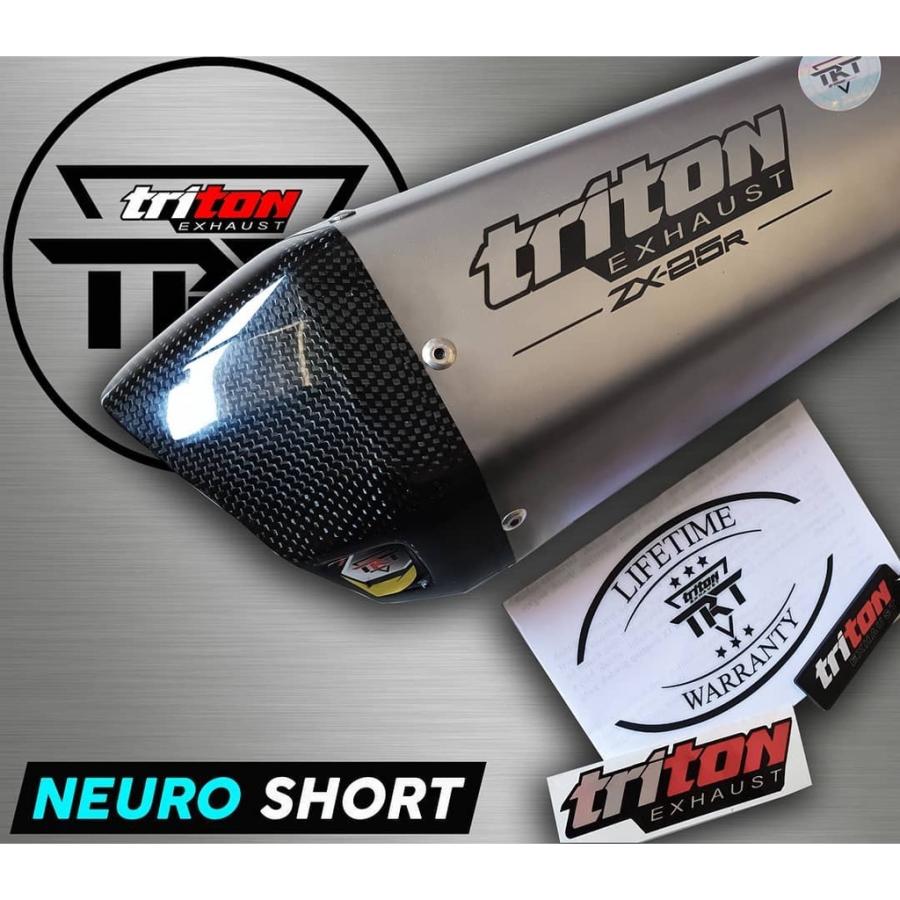 Triton Exhaust Type Neuro Short フルエキゾーストマフラー KAWASAKI