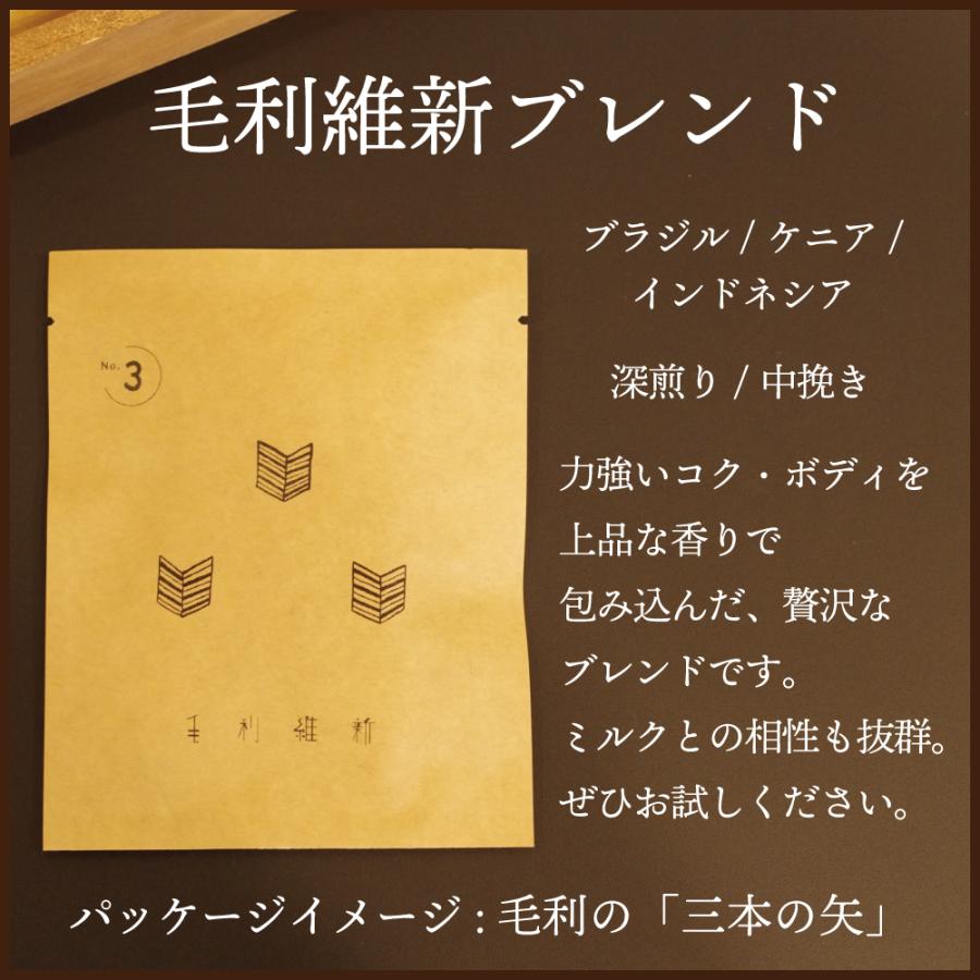 毛利維新ブレンド ドリップパック 5縁CAFE コーヒー ブラジル ケニア
