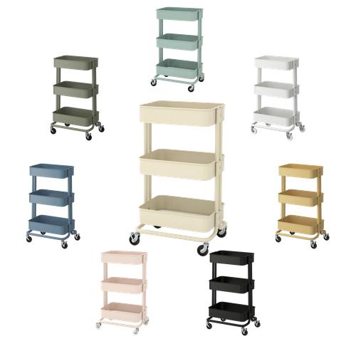 イケア（IKEA） RASKOG ロースコグ ワゴン 28x38x61cm 小サイズ