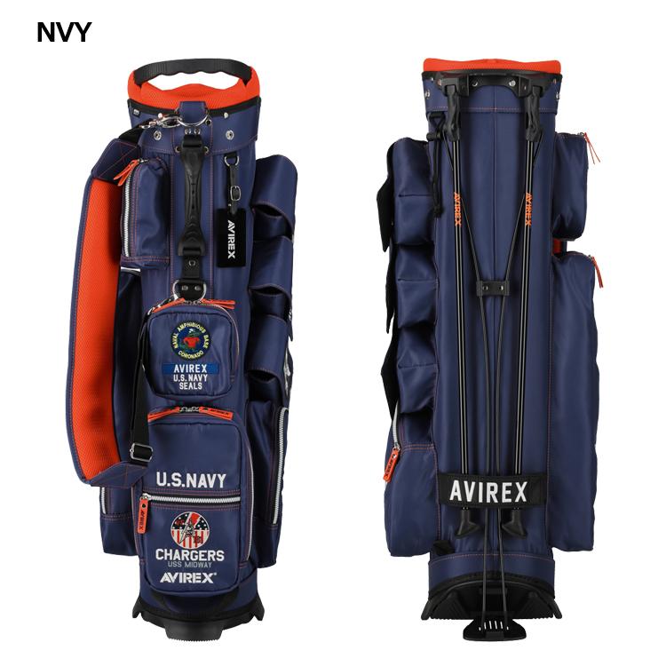 AVIREX GOLF アヴィレックスゴルフ 9型 スタンド式 キャディバッグ