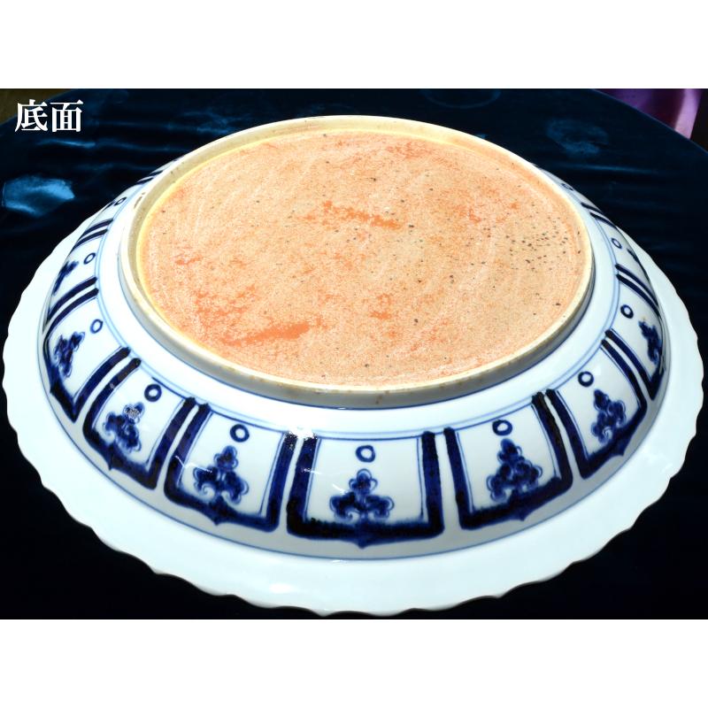 景徳鎮 青花手描大皿「鳳凰紋」（小） : 中国貿易公司ctcオンライン