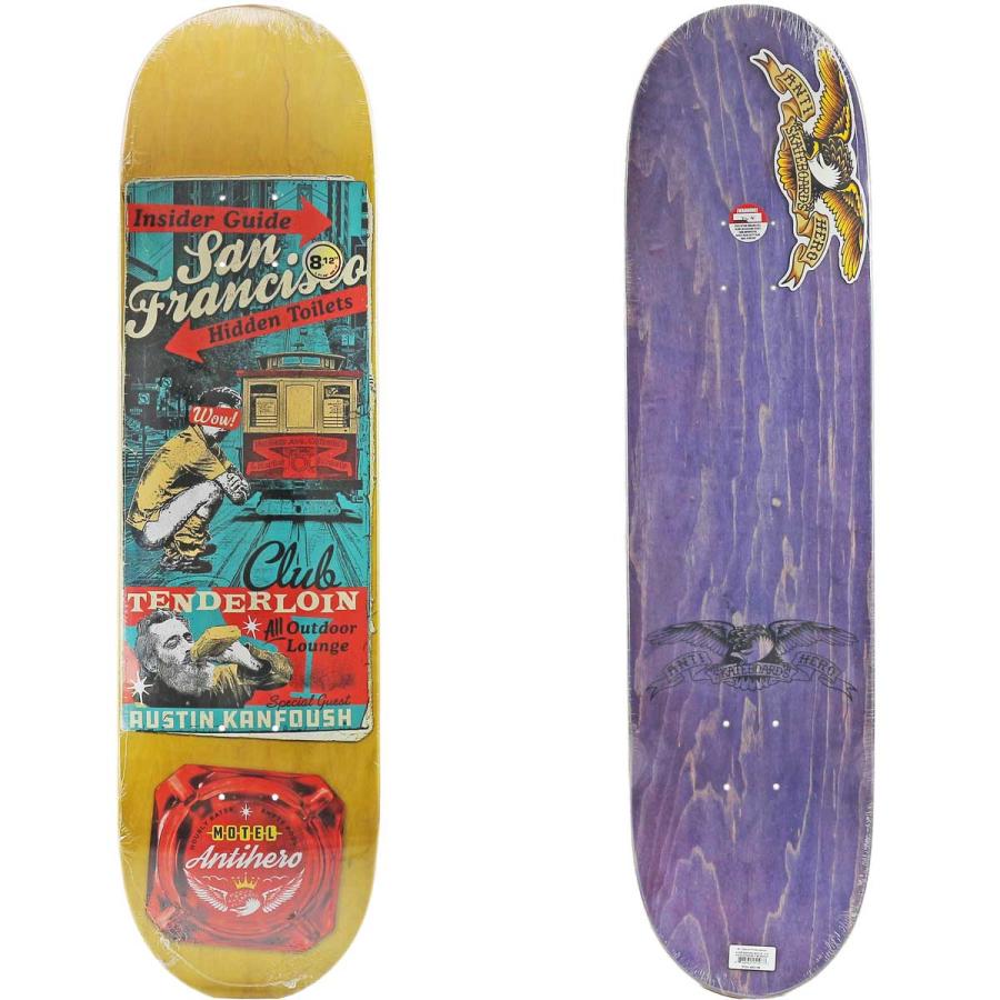 ANTIHERO（アンタイヒーロー） 8.12インチ スケボー デッキ Anti Hero