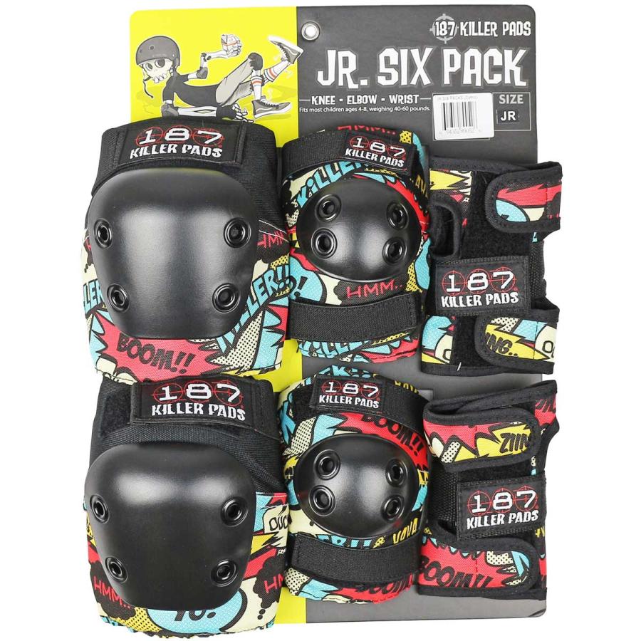 187 スケボー キッズプロテクター コミック 子供 3点セット Killerpads