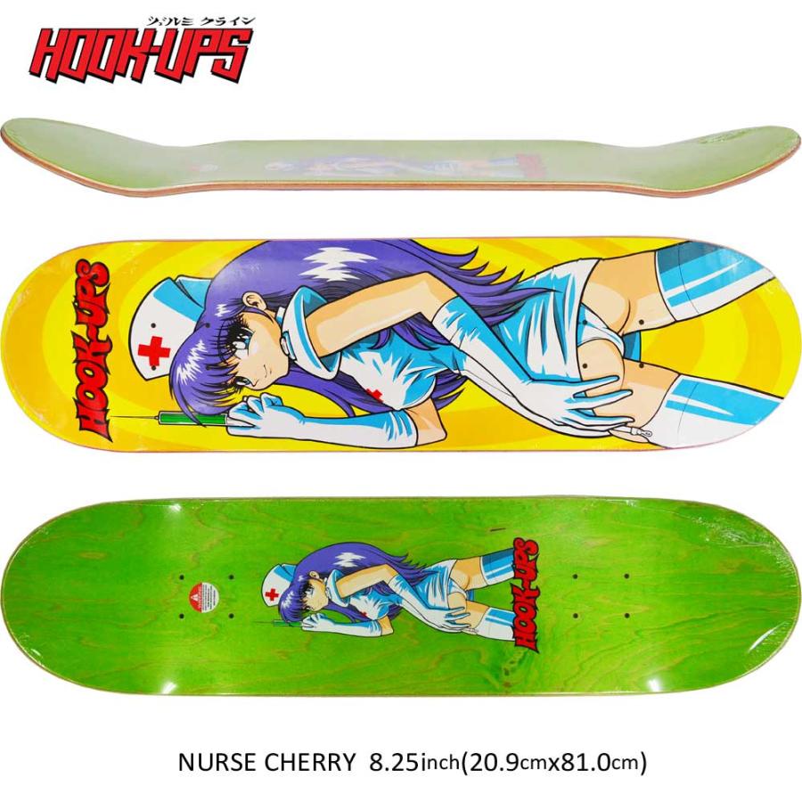 Hook Ups 8.25インチ スケボー デッキ フックアップス スケートボード