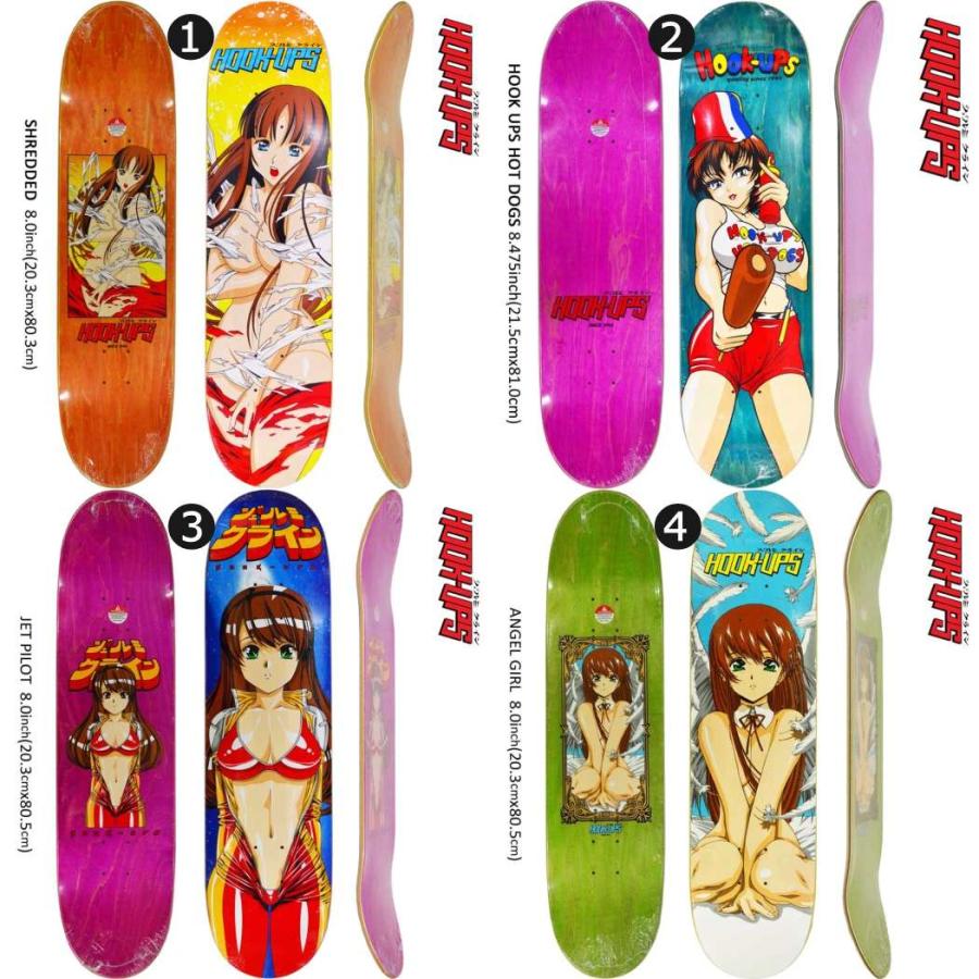 スケボー スケート デッキ スケートボード HOOK UPS フックアップス