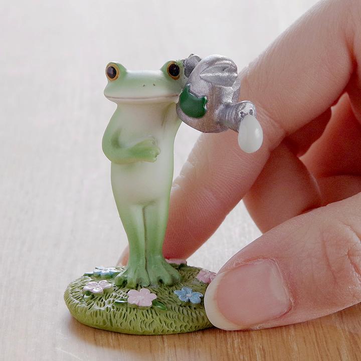 カエル コポーシリーズ 水をかけるカエル Copeau コポー 新作 ダイカイ