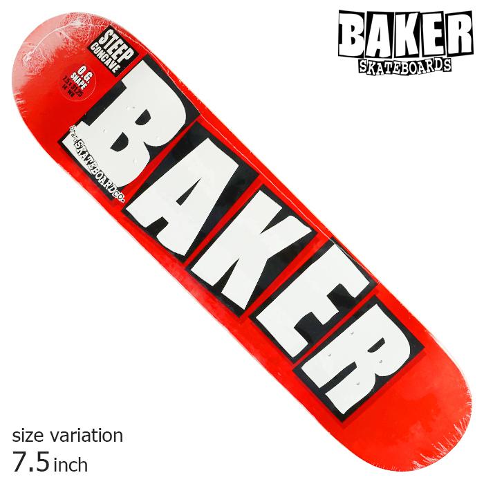 BAKER（ベイカー） BAKER BRAND LOGO WHITE 7.5 デッキ ベーカー