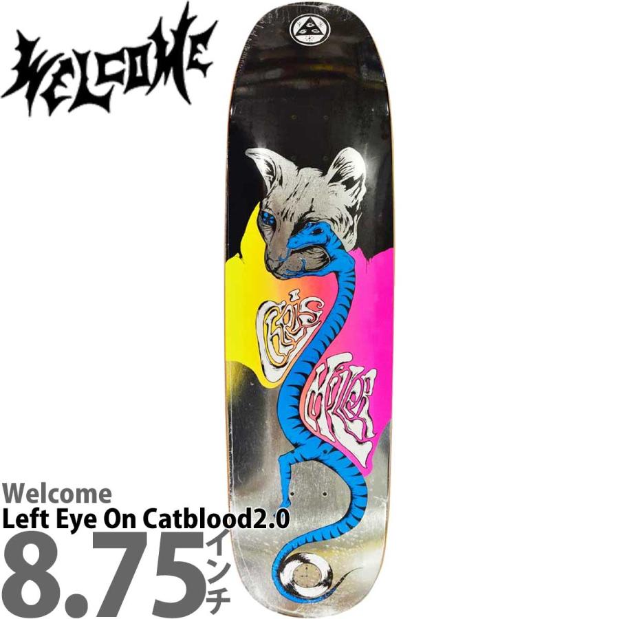 ウェルカム 8.75インチ スケボー デッキ Welcome Skateboards Chris