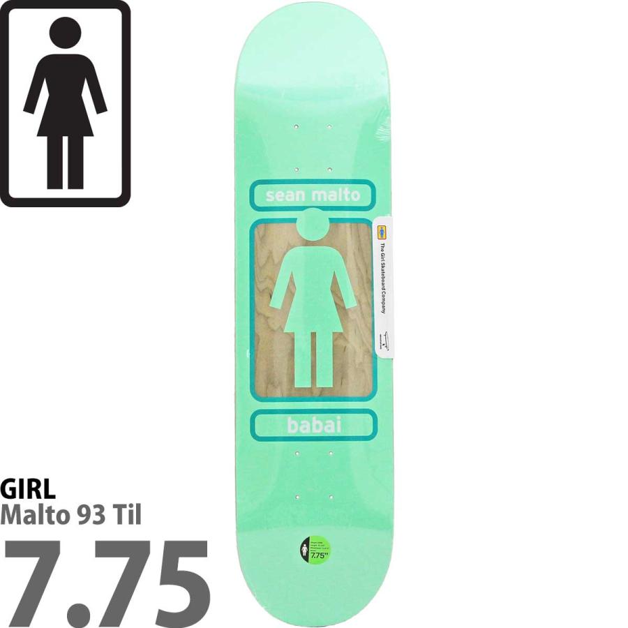 ガール 7.75インチ スケボー デッキ Girl Skateboards Pro Malto 93