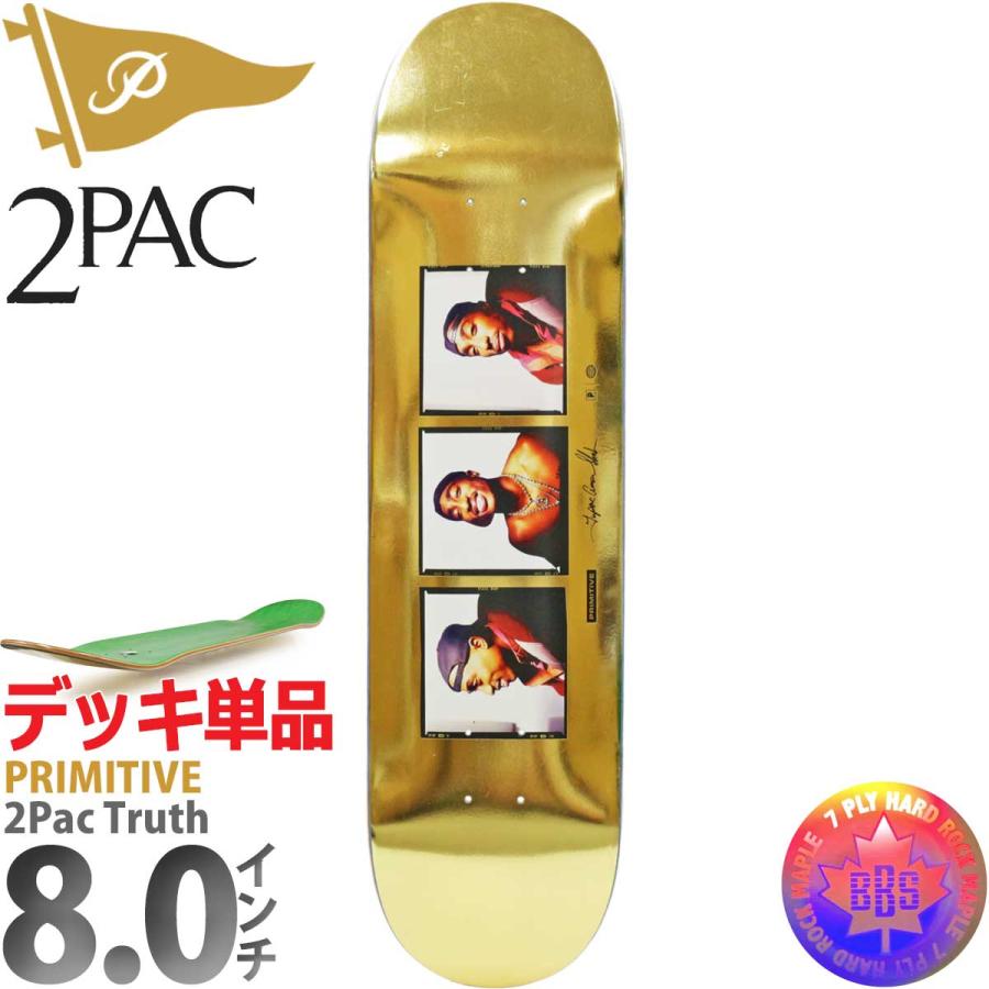 PRIMITIVE（プリミティブ） 8.0インチ スケボー デッキ Primitive