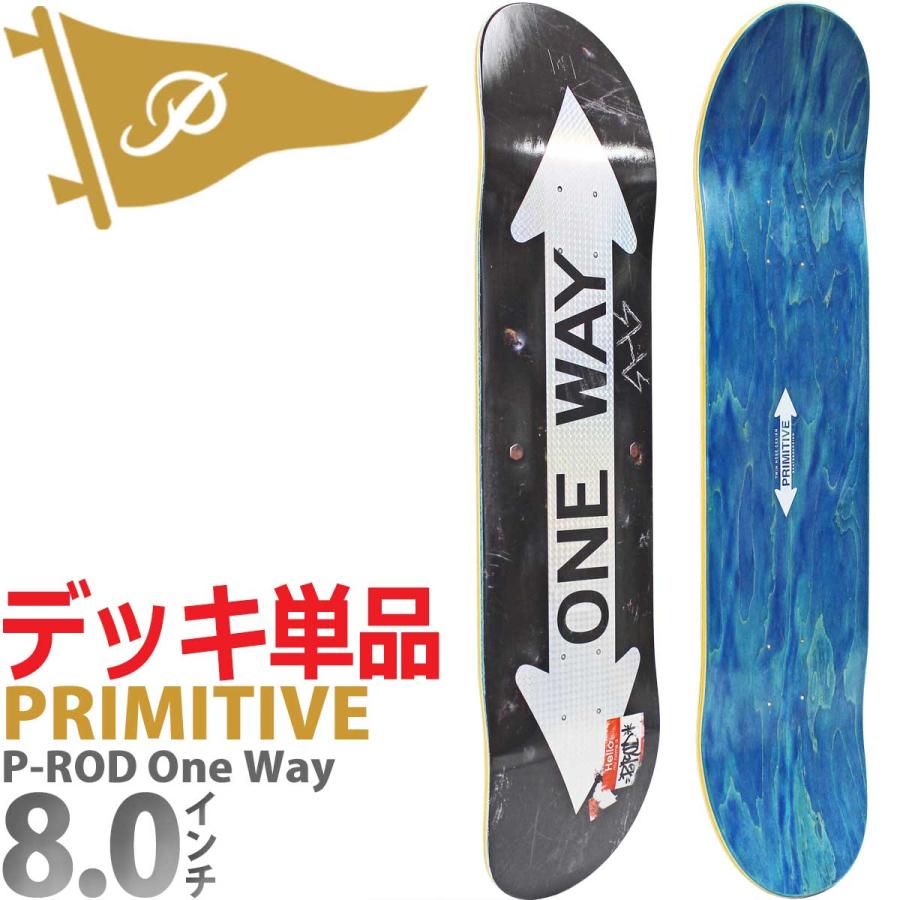 PRIMITIVE（プリミティブ） 8.0インチ スケボー デッキ Primitive