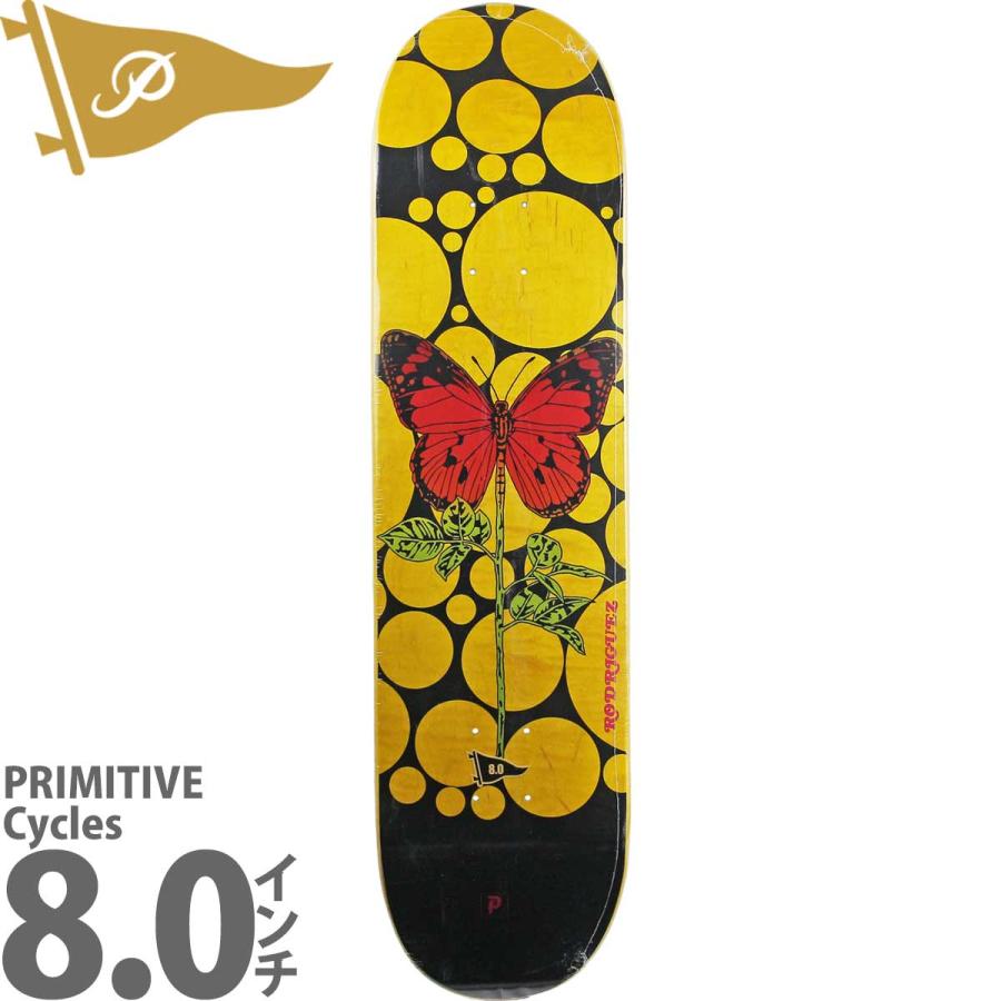 PRIMITIVE（プリミティブ） 8.0インチ スケボー デッキ Primitive
