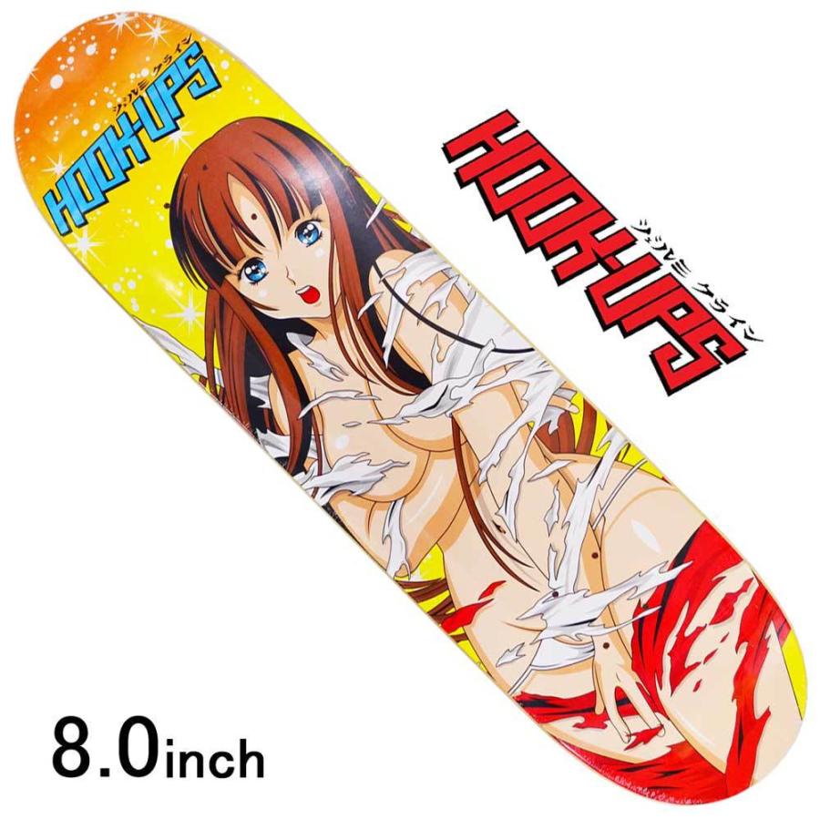 Hook Ups 8.0インチ スケボー デッキ フックアップス スケートボード