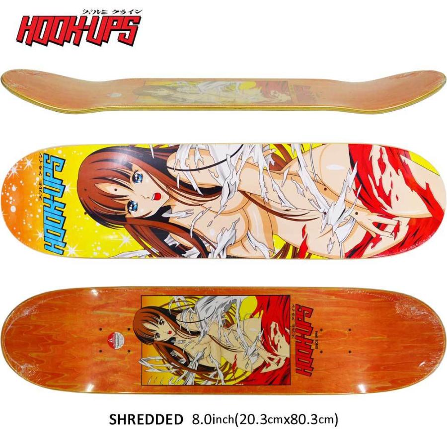 Hook Ups 8.0インチ スケボー デッキ フックアップス スケートボード