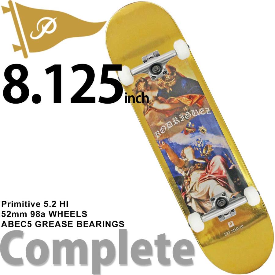 PRIMITIVE（プリミティブ） 8.125インチ スケボー コンプリート 純正