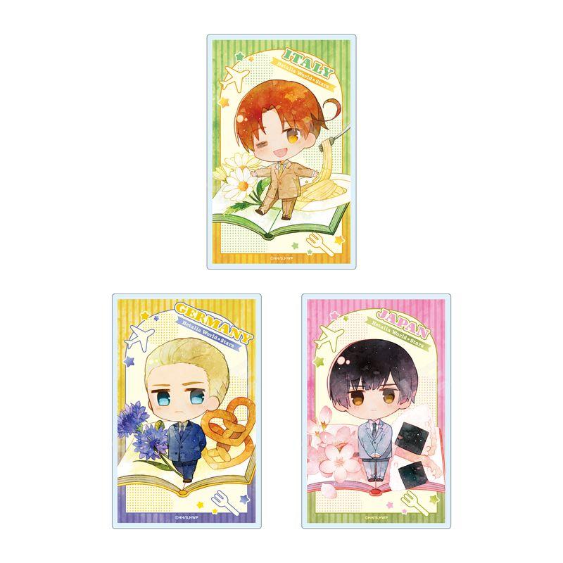 ヘタリア World☆Stars キャラでるアート クリアカード 全8種