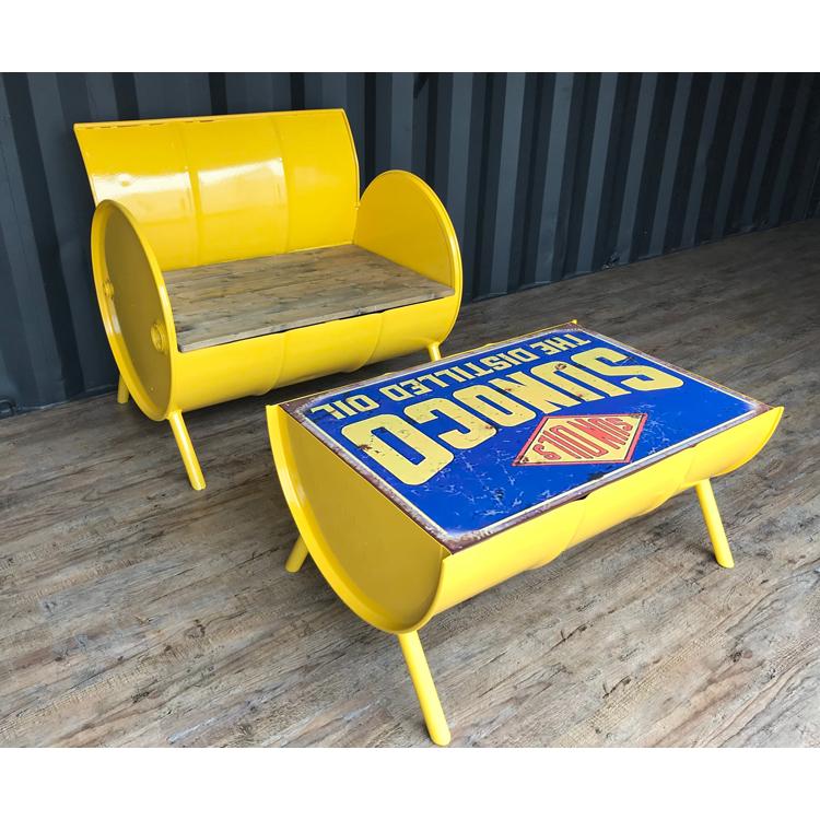 オーダーサイズ可能 ドラム缶リメイク テーブル アメリカン