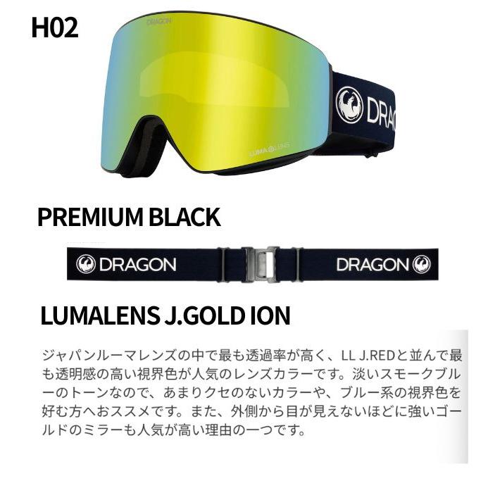 PXV 25-26 DRAGON ドラゴン ゴーグル LUMALENS GOGGLE ヘルメット対応