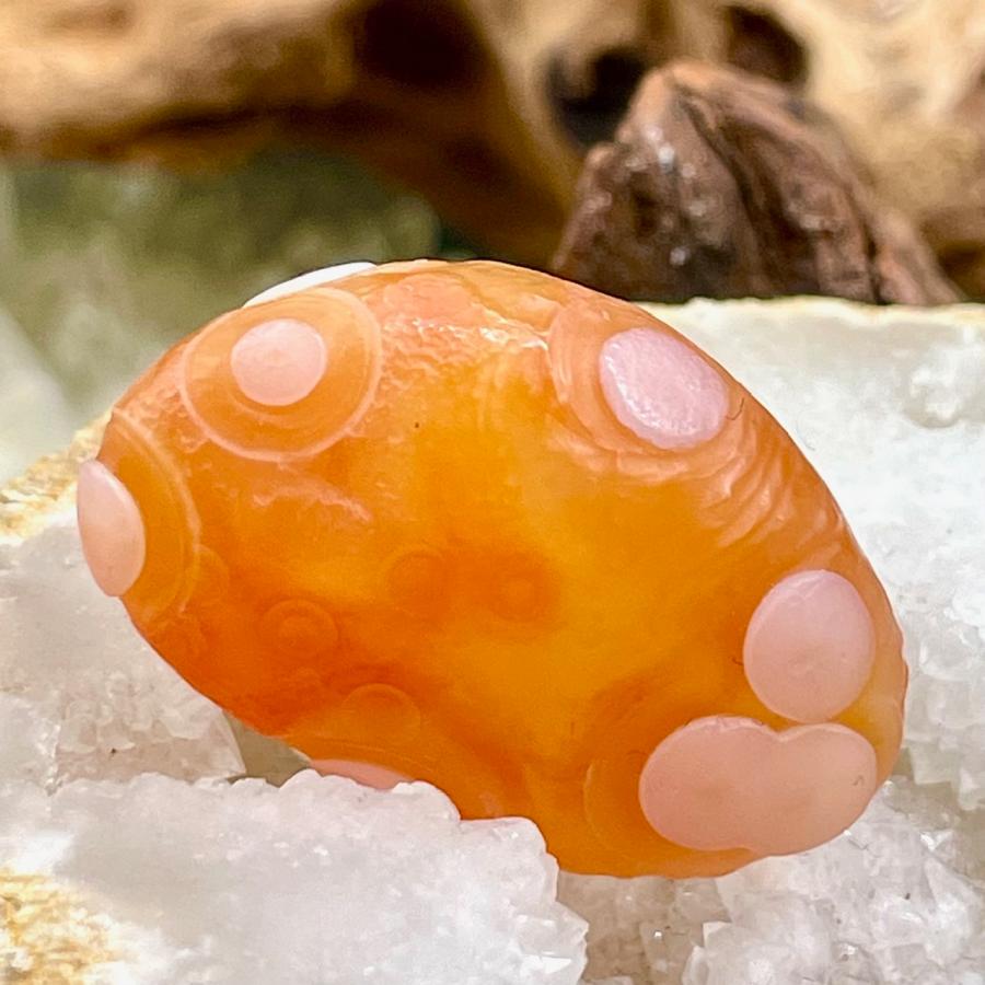 ゴビ瑪瑙 原石 S768 ゴビアゲート 天眼 鉱物 ヒマラヤ瑪瑙 モンゴル