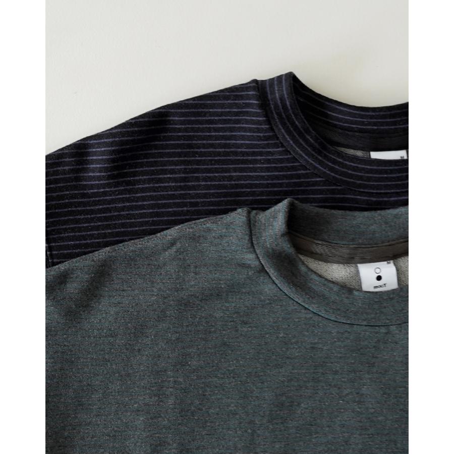 アウトレット！モクティ mocT プルオーバー フリース ボーダー メンズ