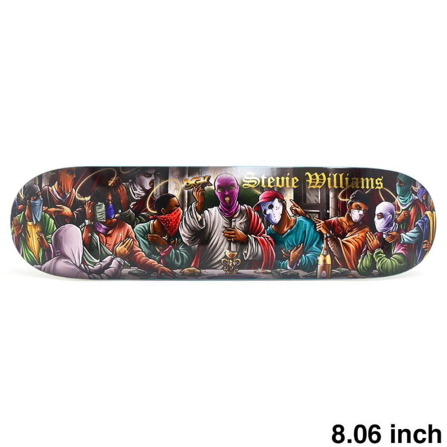 DGK DECK ディージーケー デッキ STEVIE WILLIAMS LAST SUPPER 8.06