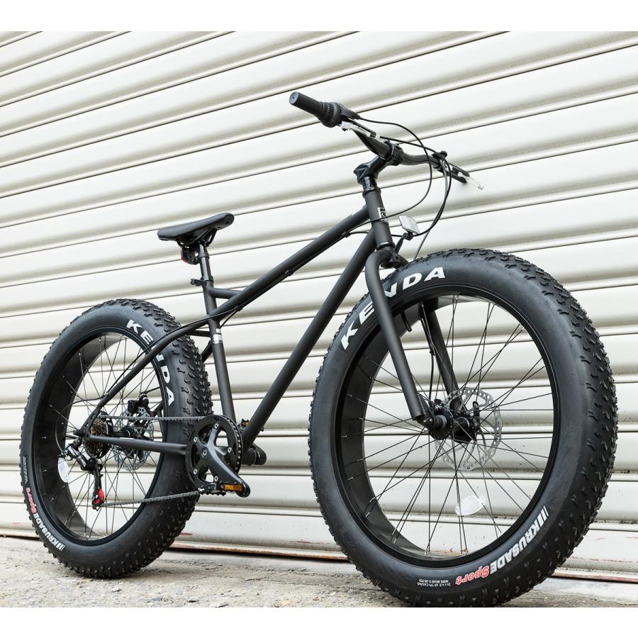 シマノ（SHIMANO） ファットバイク FATBIKE 送料無料 9部組 6段変速 26