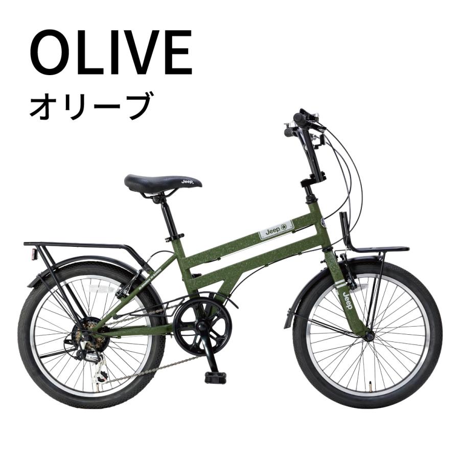 Jeep（ジープ） 2024モデル 20インチミニベロ 小径車 オリーブ ブルー