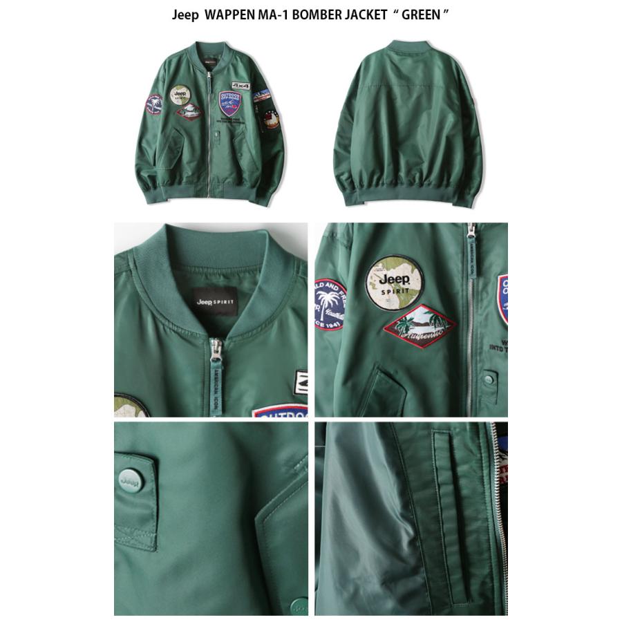 Jeep ジープ ボンバージャケット WAPPEN MA-1 BOMBER JACKET ワッペン