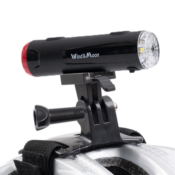 RAMSON 自転車 ヘルメット LED ヘッドライト テールライト 懐中電灯
