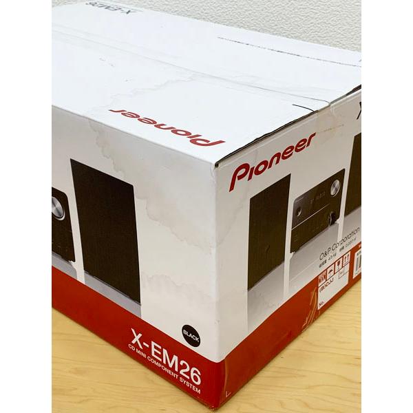 未使用】Pioneer/パイオニア CDミニコンポ X-EM26(B) 2019年製