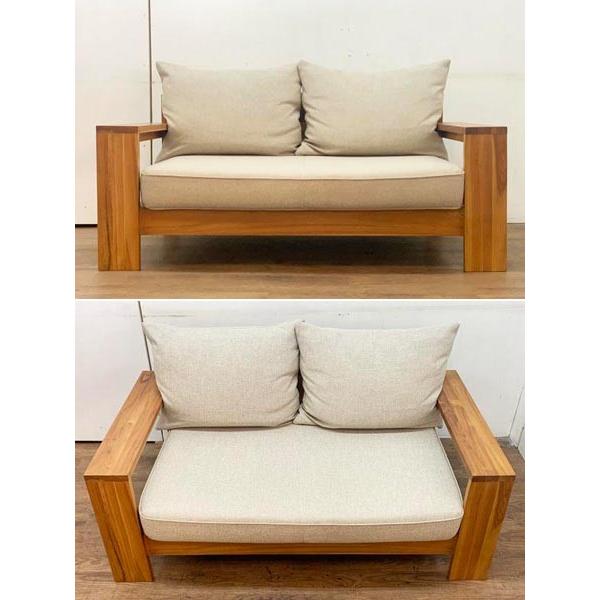 unico/ウニコ BREATH/ブレス 2シーターソファ チーク材 / 2Pソファ