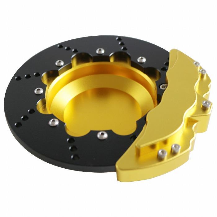 ブレーキディスクローター型 灰皿 金 ゴールド USDM JDM トレイ 小物