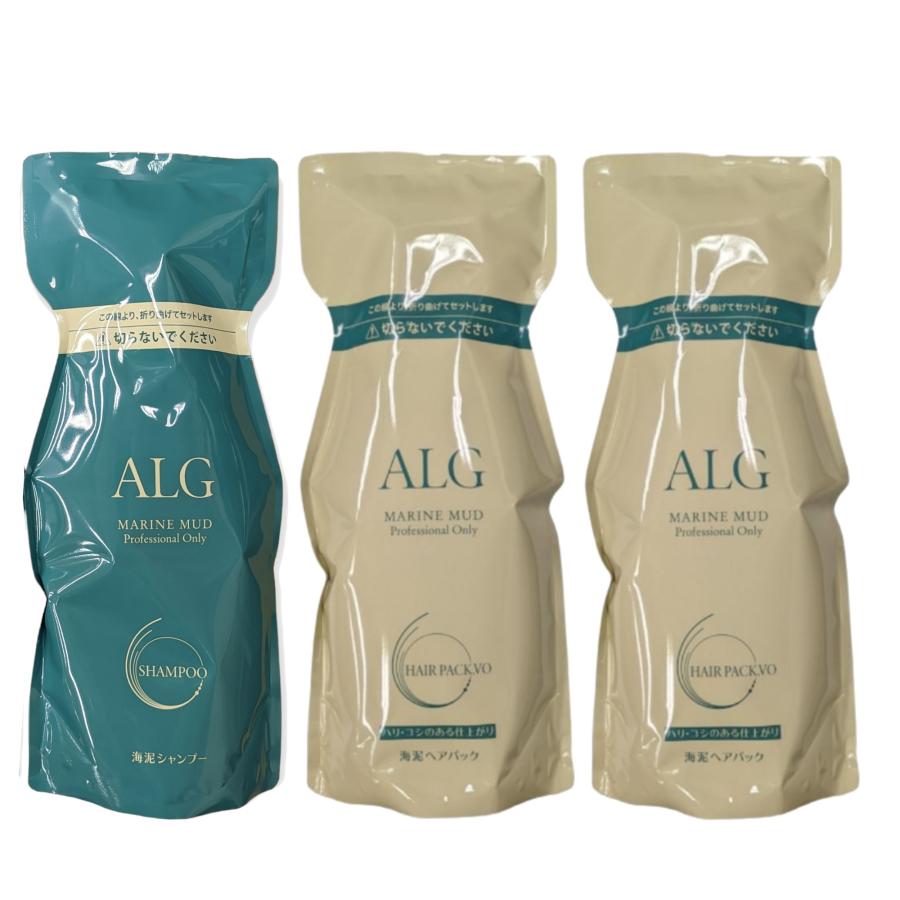 パシフィックプロダクツ ／ ALG アルグシャンプー 600ml ＋ ヘアパック