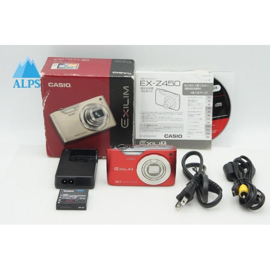 CASIO（カシオ） EXILIM EX-Z450 コンパクトデジタルカメラ レッド 元