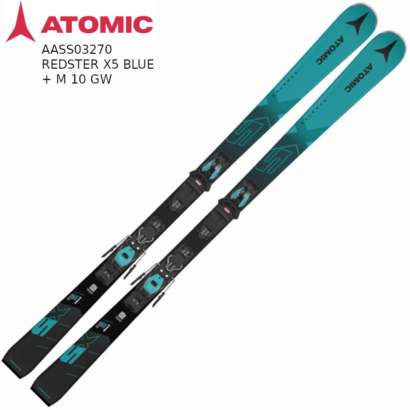 REDSTER アトミック スキー板 2025 ATOMIC X5 BLUE + M 10 GW レッド
