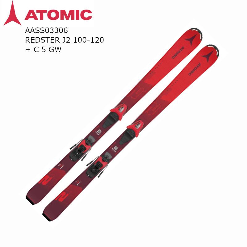 REDSTER アトミック スキー板 2024 ATOMIC J2 100-120 + C 5 GW レッド