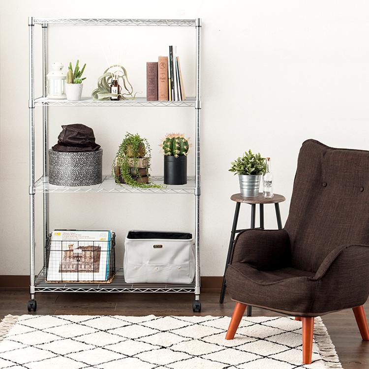 DOSHISHA（ドウシシャ） テレビラック スチールラック 幅90 奥行45 高