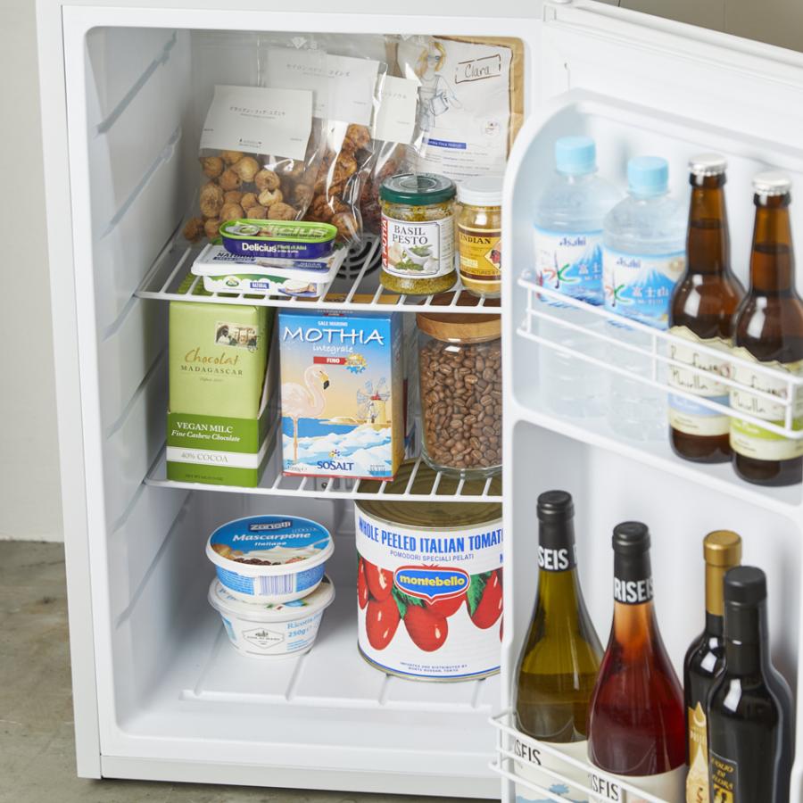 小型冷蔵庫 省エネ70リットル型 Peltism(ペルチィズム) 「ホワイト