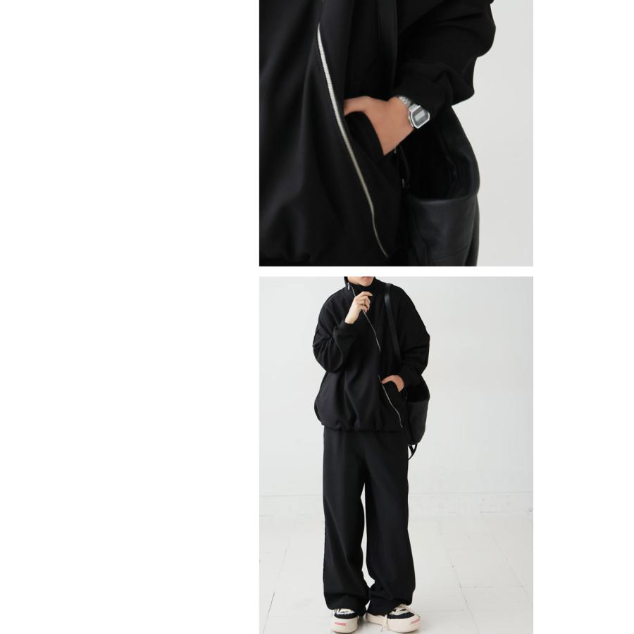 antiqua（アンティカ） 斜めZIP 裏起毛 ジョーゼットジャケット メンズ