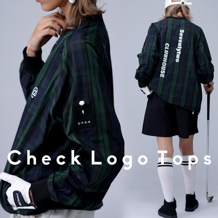 antiqua（アンティカ） ANTIQUA GOLF×STCH チェックトップス