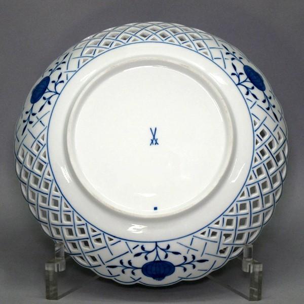 マイセン マイセン（MEISSEN）ブルーオニオン メッシュプレート