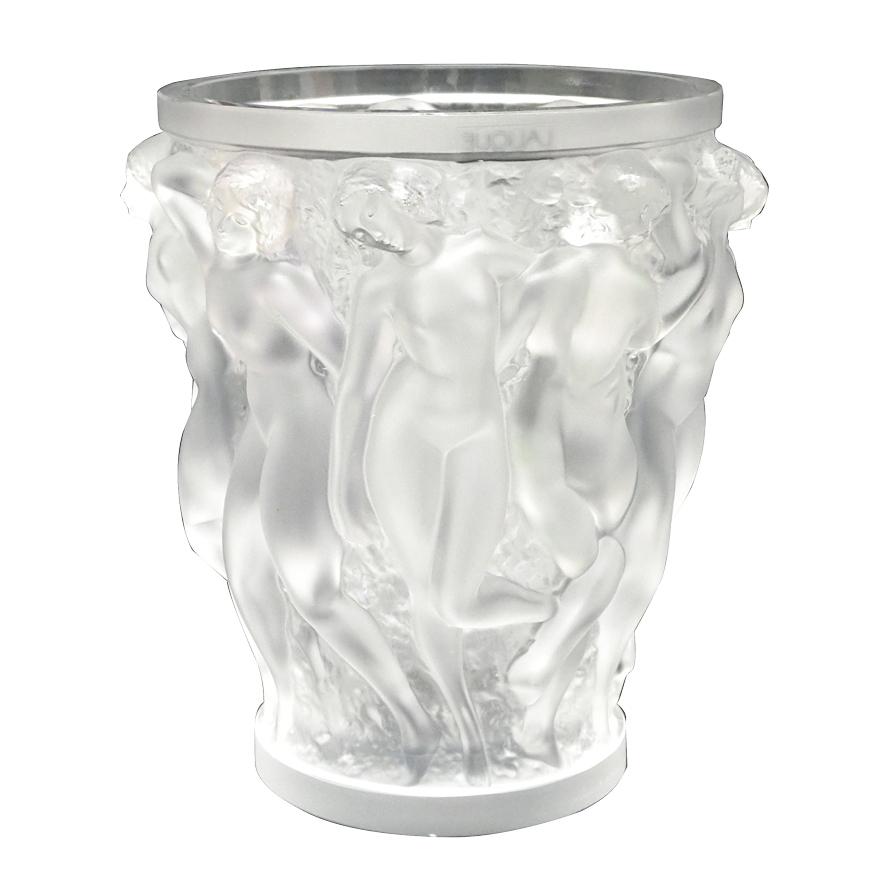 ルネ ラリック LALIQUE 「バッカスの巫女」 花瓶 高さ24cm ガラス工芸