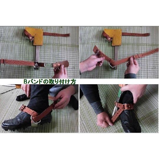 藤井電工 ツヨロンの昇柱器「FG-1」直爪 1本爪 枝打ち、伐採時の際、足